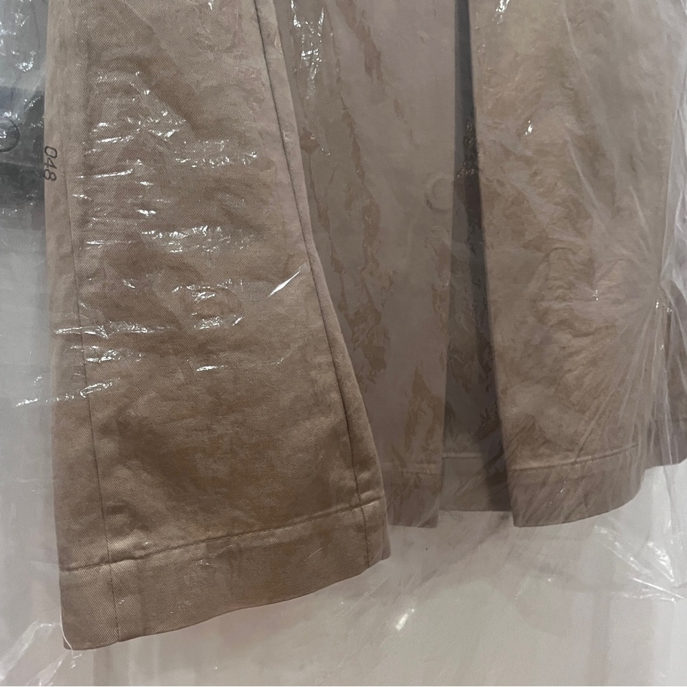 All Saints Lou Mac Coat Detachable Collar and Lining - Small Beige Minimalist - Picture 8 of 10